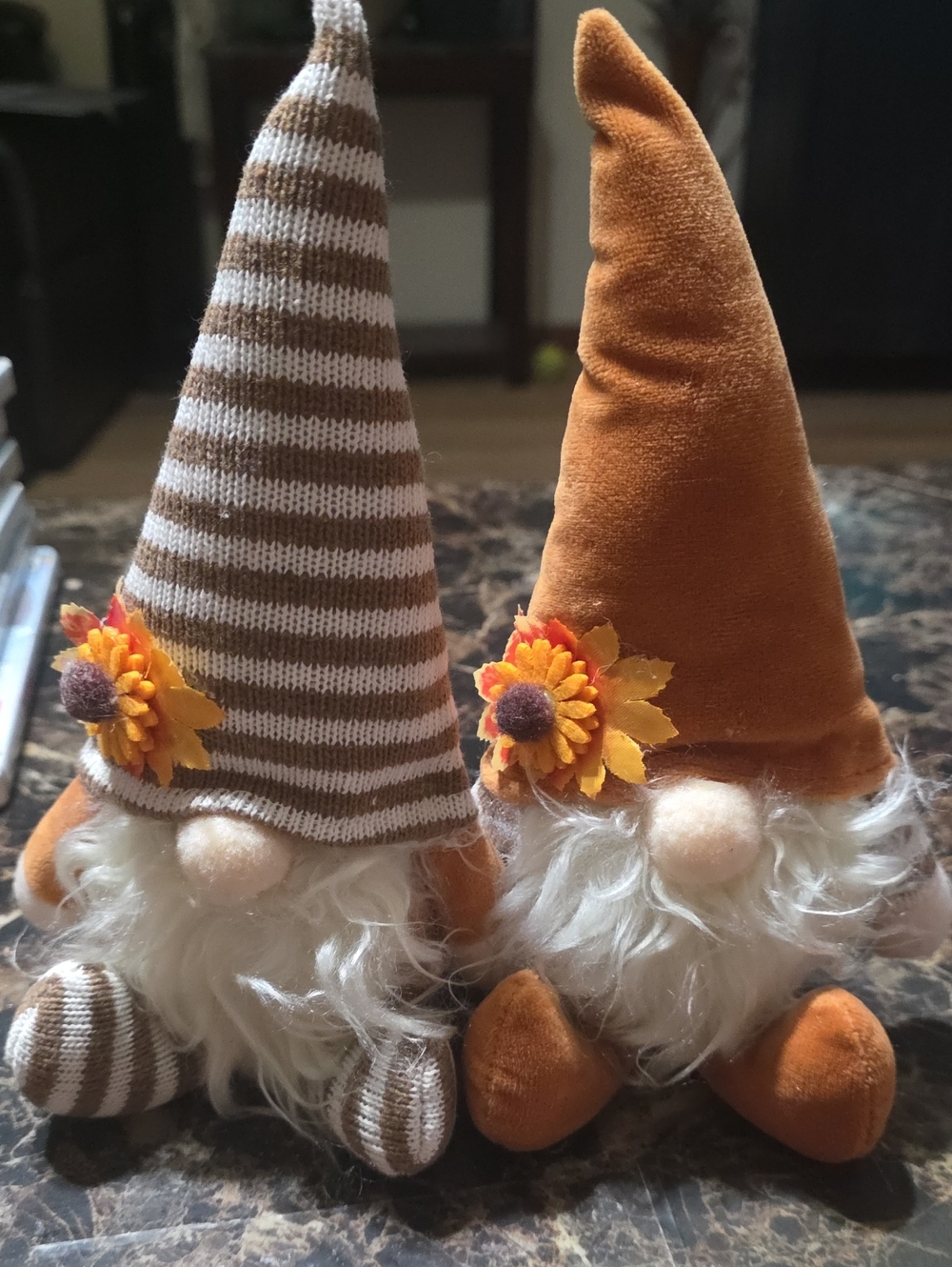 Autumn Harvest Orange Gnome Holiday Decor Set